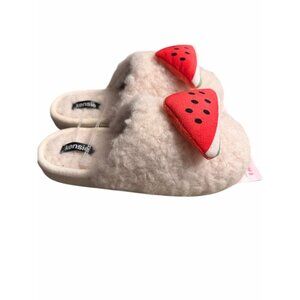 Kensie Watermelon Womens Cute Fruit Memory Foam Slippers Size 8 Medium  NEW